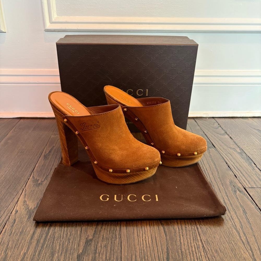 Gucci Platform Mules